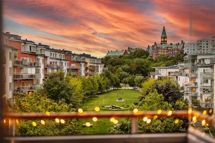 Balkong eller utsiktsbild