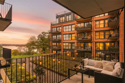 Balkong eller utsiktsbild