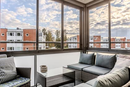 Balkong eller utsiktsbild