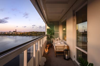 Balkong eller utsiktsbild