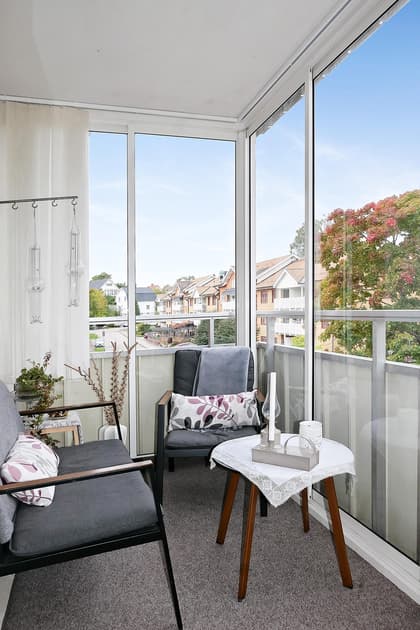 Balkong eller utsiktsbild