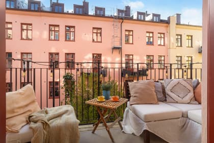 Balkong eller utsiktsbild