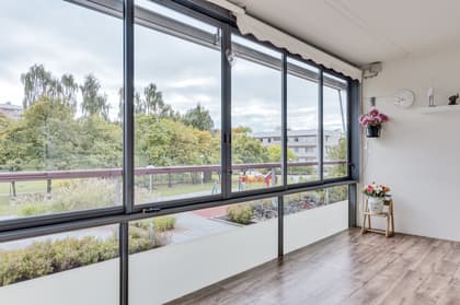 Balkong eller utsiktsbild