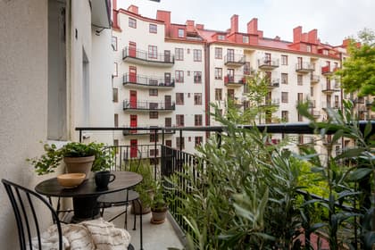 Balkong eller utsiktsbild