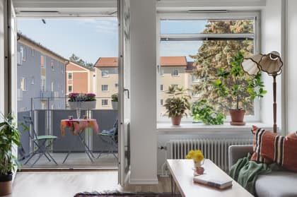 Balkong eller utsiktsbild