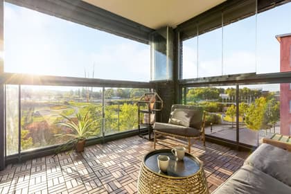 Balkong eller utsiktsbild