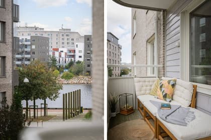 Balkong eller utsiktsbild