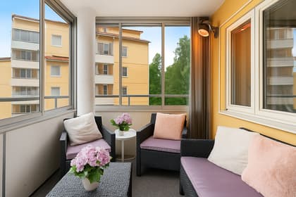 Balkong eller utsiktsbild