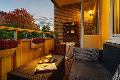 Balkong eller utsiktsbild