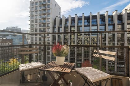 Balkong eller utsiktsbild