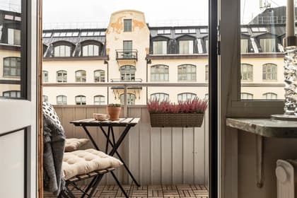 Balkong eller utsiktsbild