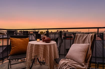 Balkong eller utsiktsbild