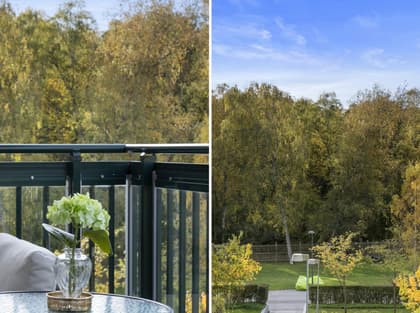 Balkong eller utsiktsbild