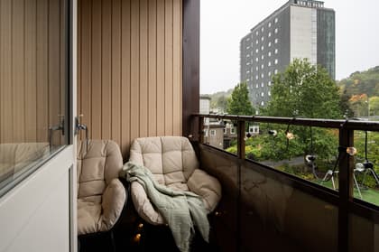 Balkong eller utsiktsbild