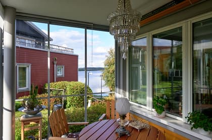 Balkong eller utsiktsbild