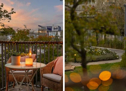 Balkong eller utsiktsbild