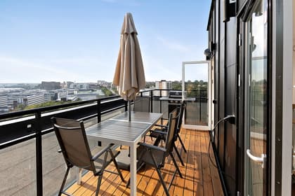 Balkong eller utsiktsbild