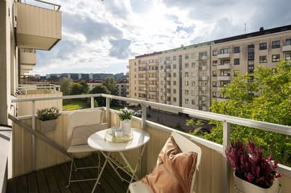 Balkong eller utsiktsbild