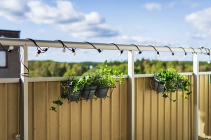 Balkong eller utsiktsbild