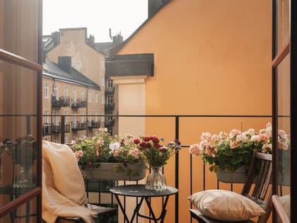 Balkong eller utsiktsbild