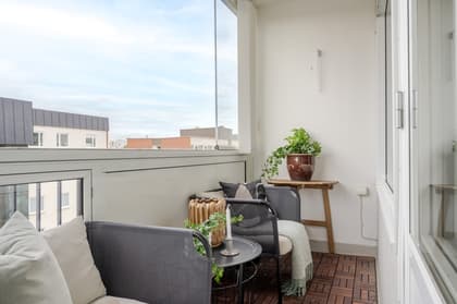 Balkong eller utsiktsbild