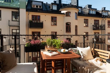 Balkong eller utsiktsbild