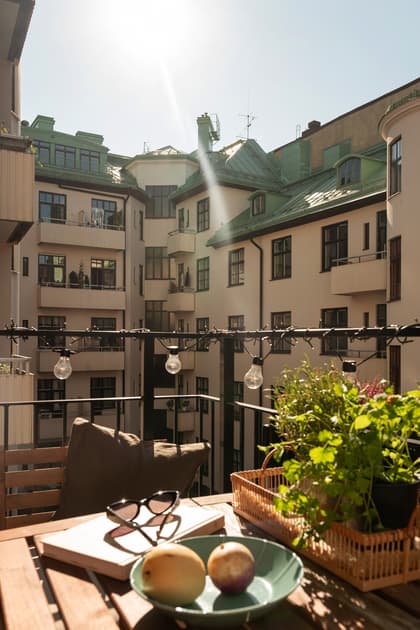 Balkong eller utsiktsbild