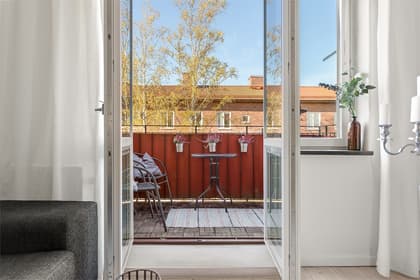 Balkong eller utsiktsbild