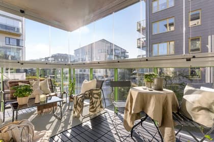 Balkong eller utsiktsbild