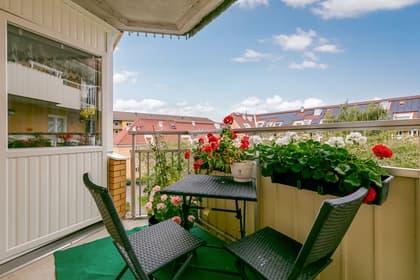 Balkong eller utsiktsbild