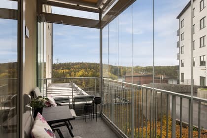 Balkong eller utsiktsbild