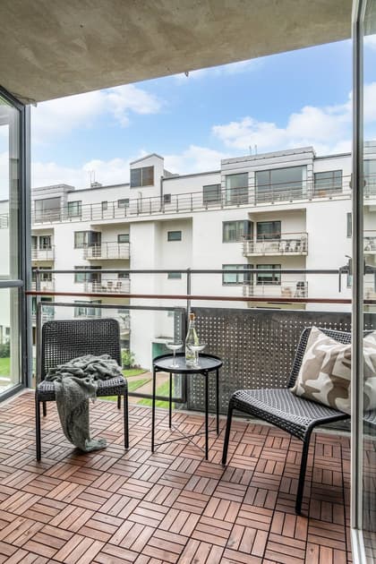 Balkong eller utsiktsbild