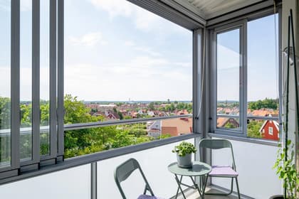 Balkong eller utsiktsbild