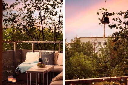 Balkong eller utsiktsbild