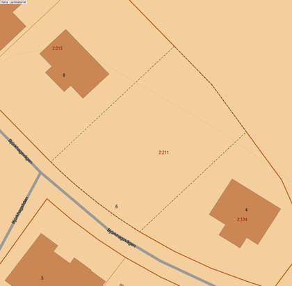 Illustrerad karta över fastigheten eller området