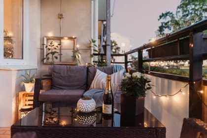 Balkong eller utsiktsbild