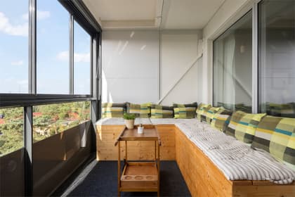 Balkong eller utsiktsbild