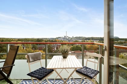 Balkong eller utsiktsbild