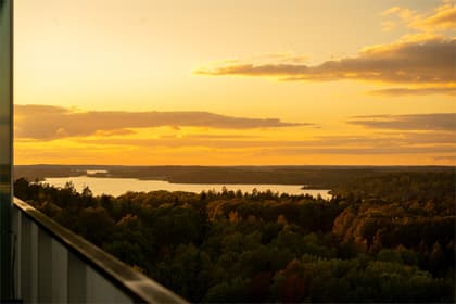 Balkong eller utsiktsbild