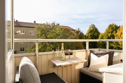 Balkong eller utsiktsbild