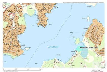 Illustrerad karta över fastigheten eller området