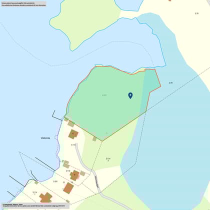 Illustrerad karta över fastigheten eller området