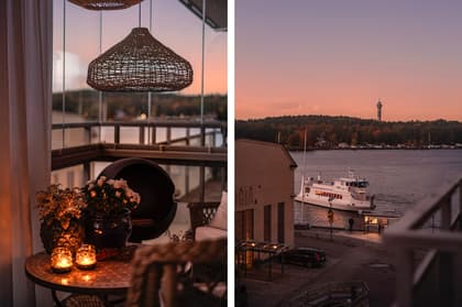 Balkong eller utsiktsbild