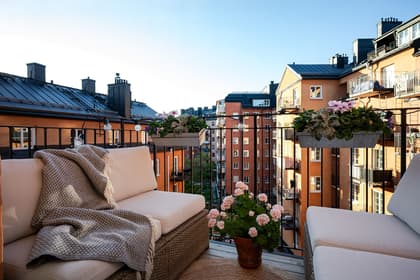 Balkong eller utsiktsbild