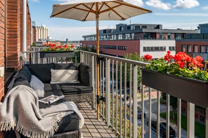 Balkong eller utsiktsbild