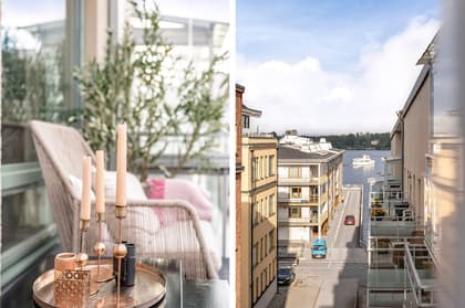 Balkong eller utsiktsbild