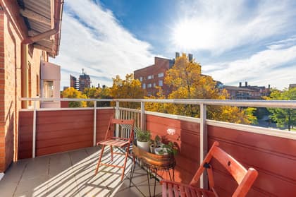 Balkong eller utsiktsbild