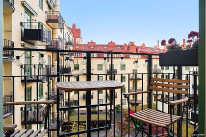 Balkong eller utsiktsbild