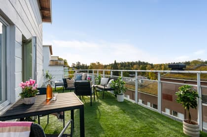 Balkong eller utsiktsbild