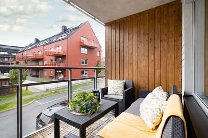 Balkong eller utsiktsbild